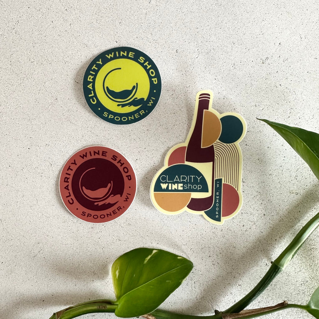 Sticker - Clarity Wine Shop - Circle Logo