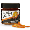 Collins - Italian Candied Orange Peel Twist Cocktail Garnish