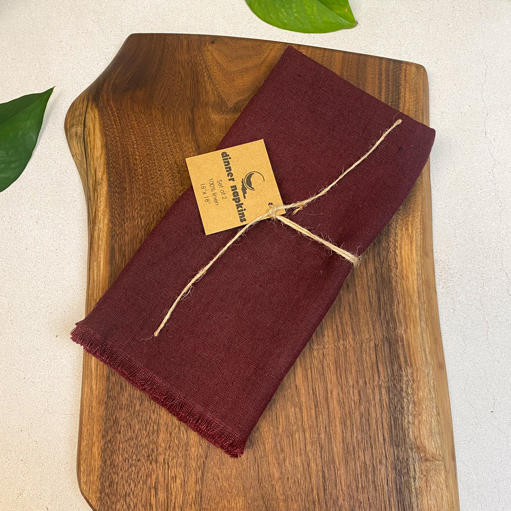 Dinner Napkin - 100% Linen - Set of 2