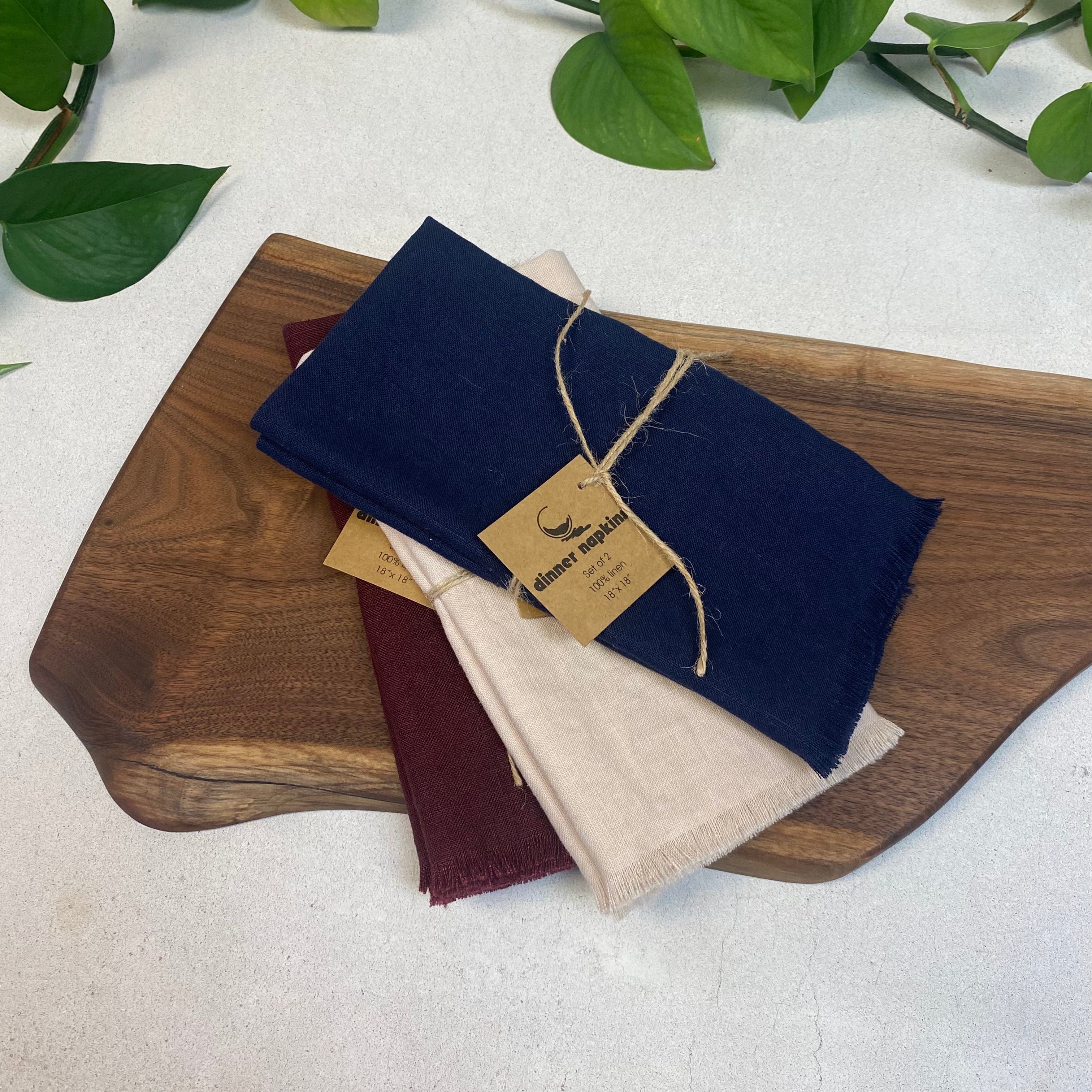 Dinner Napkin - 100% Linen - Set of 2