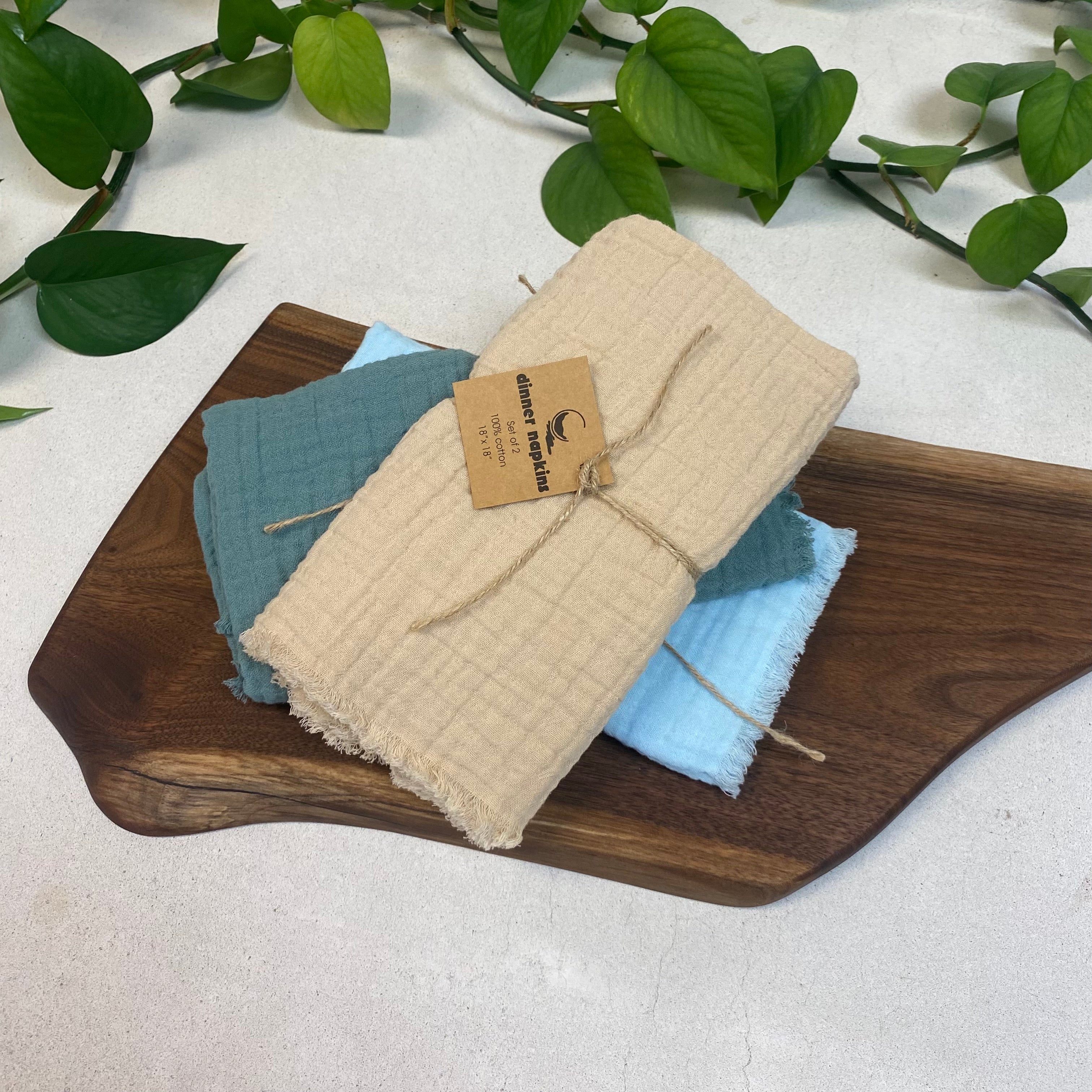 Dinner Napkin - Cotton Gauze - Set of 2