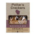 Potter's Crackers - Organic Wisconsin Rye Crackers - Wisconsin