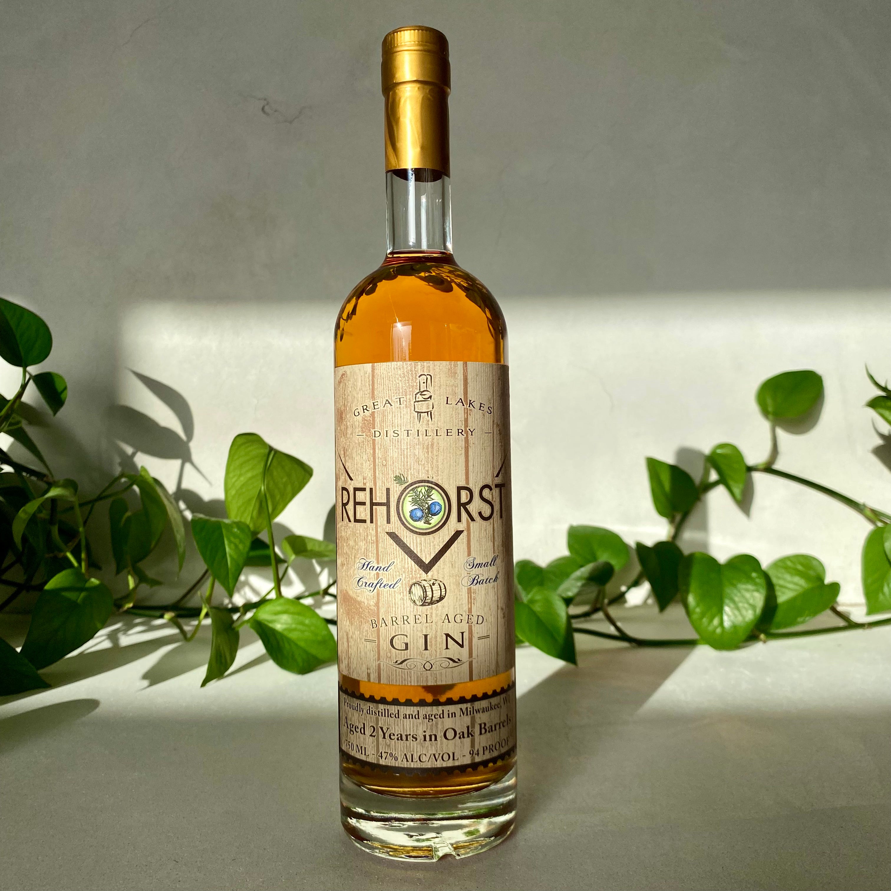 Great Lakes Distillery - Rehorst Barrel Aged Gin - Milwaukee, Wisconsin