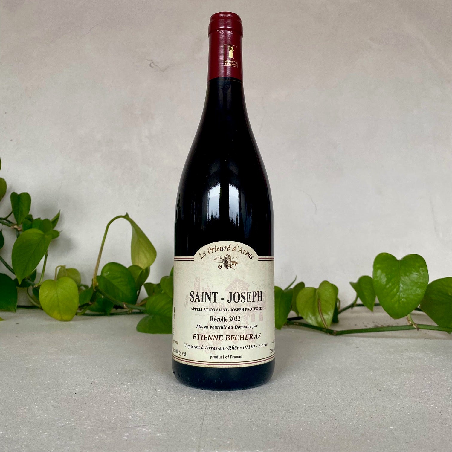 Etienne Becheras - Saint Joseph Rouge 'Le Prieure d'Arras' - Northern Rhone, France