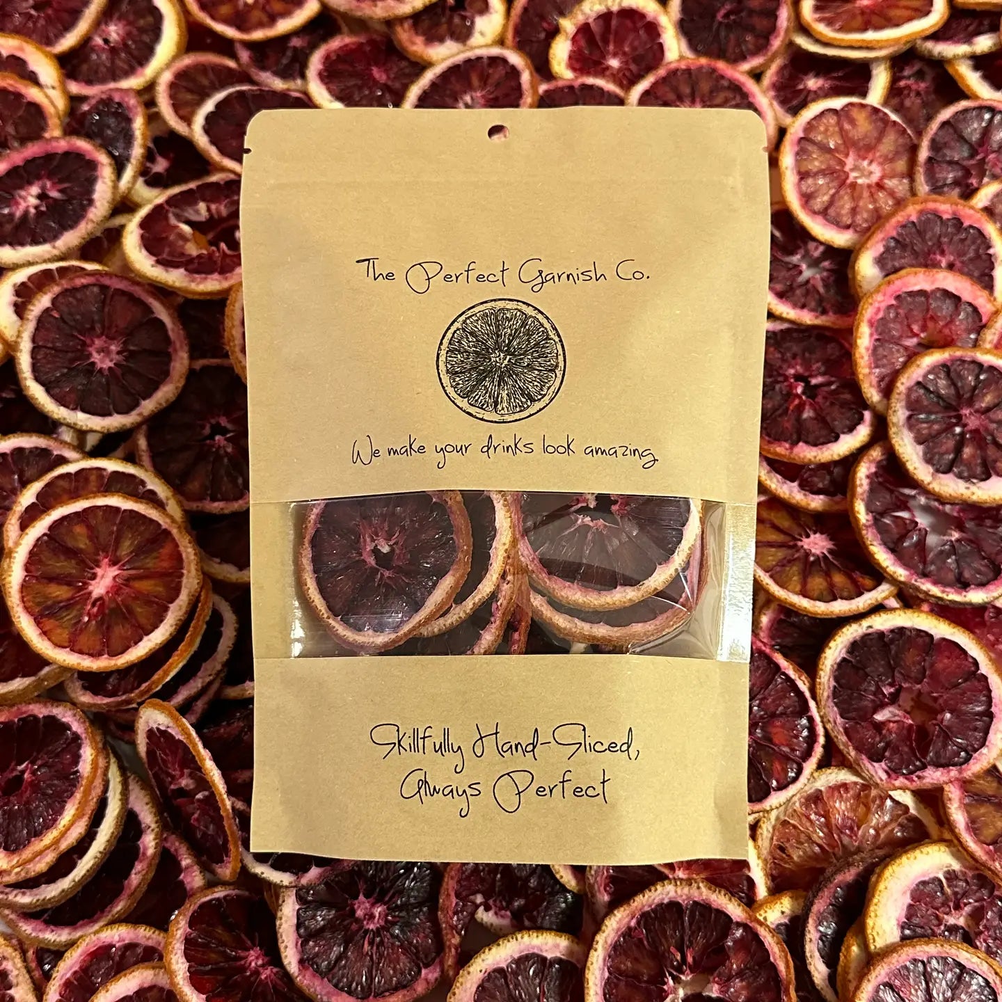 The Perfect Garnish Co. - Dehydrated Blood Orange