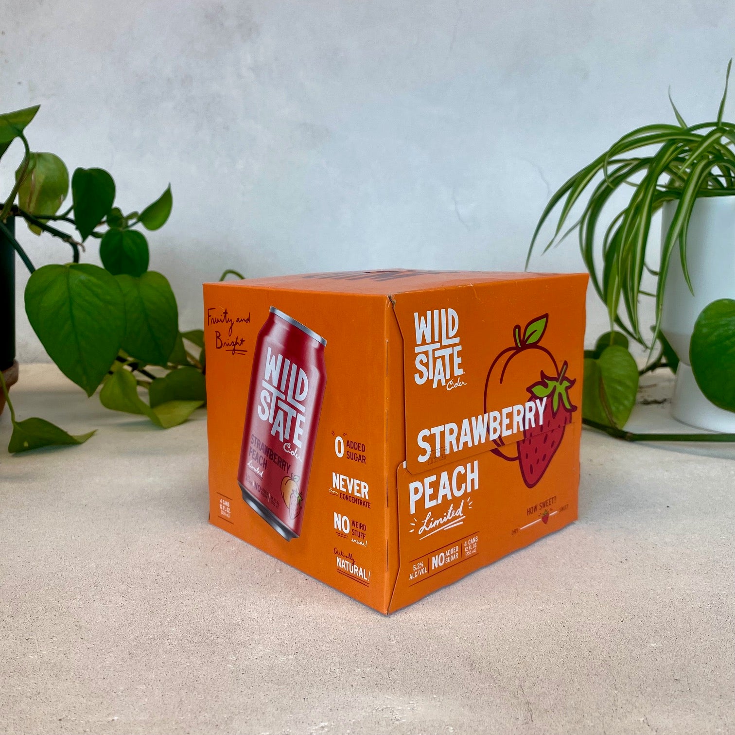 Wild State Cider - Strawberry Peach (4-PACK) - Duluth, Minnesota