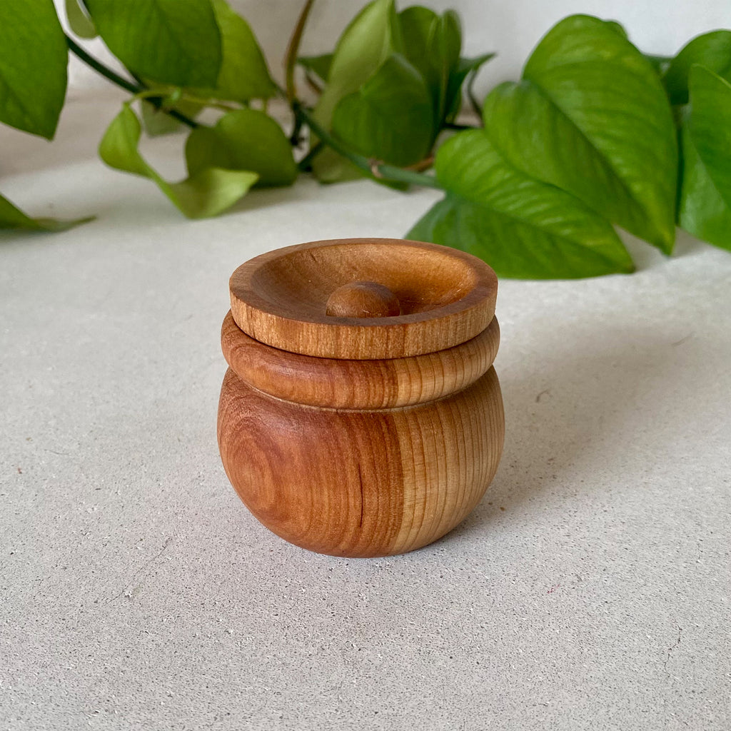 Wood Spice Containers