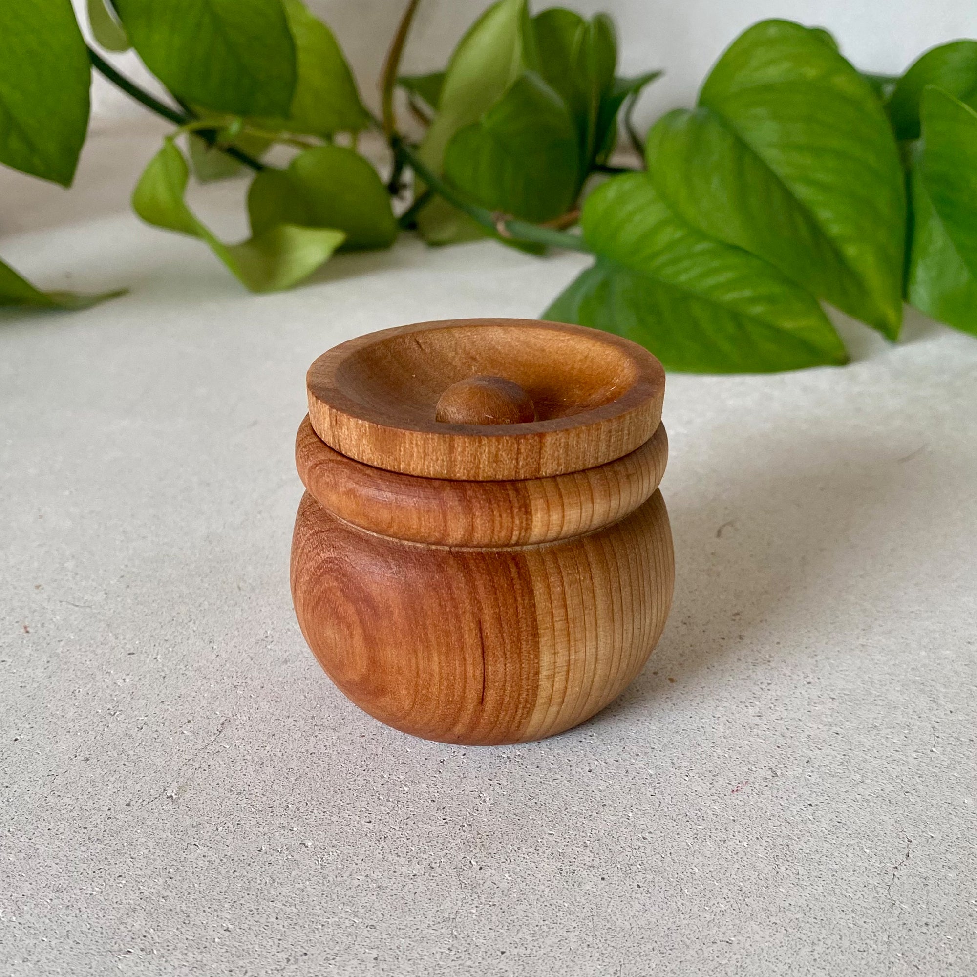 Wood Spice Containers
