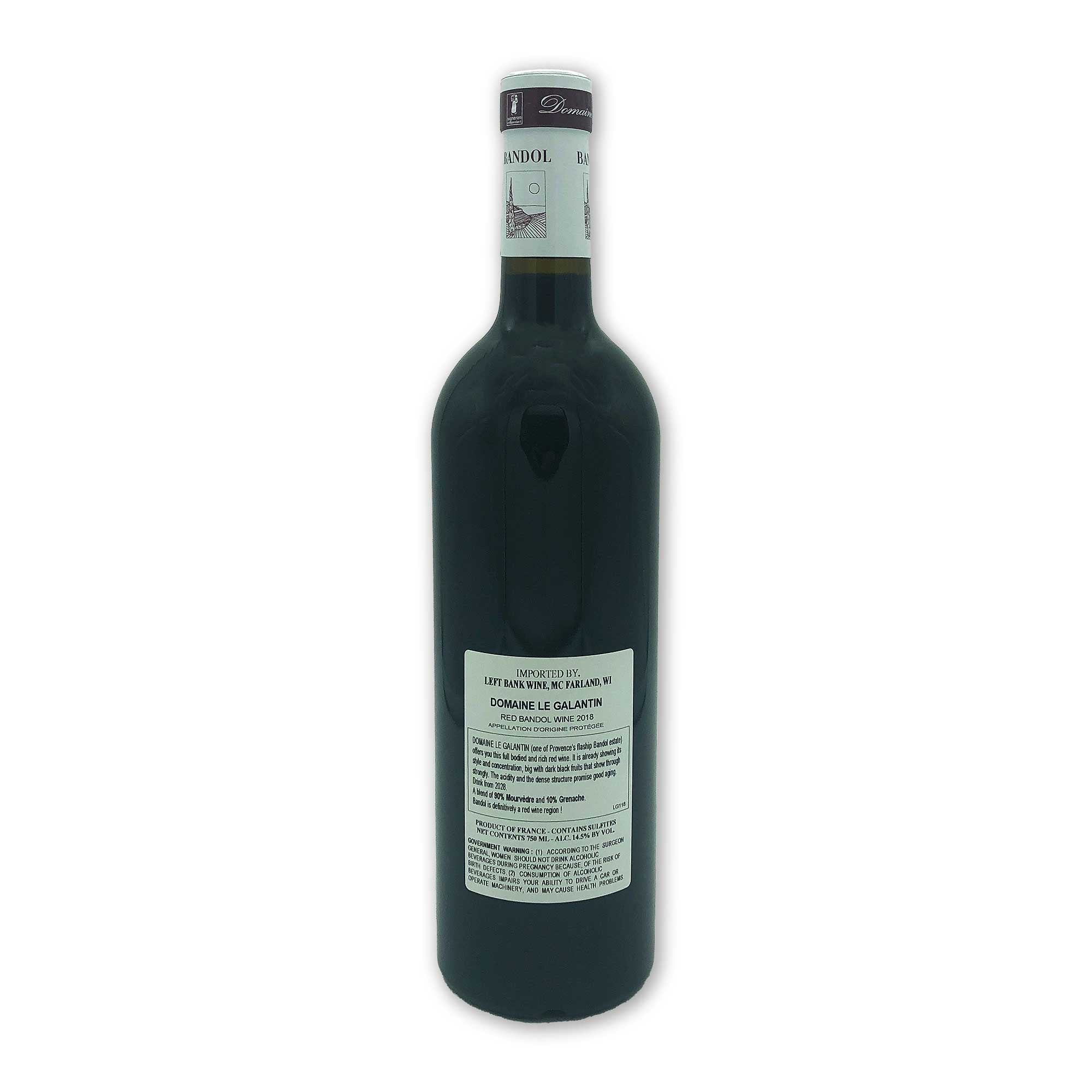 Domaine le Galantin - Bandol Rouge - Provence, France